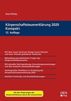 Körperschaftsteuererklärung 2020 Kompakt