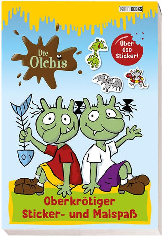 Die Olchis: Oberkrötiger Sticker- und Malspaß