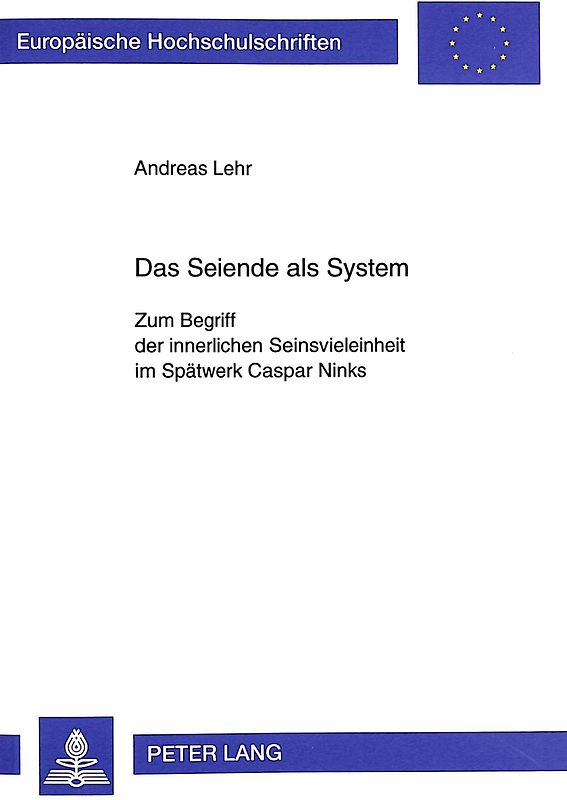 Das Seiende als System