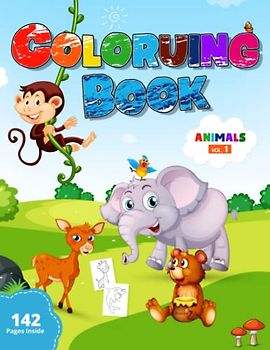 Furry Friends and Enchanting Creatures: An Animal Colouring Book. A Relaxing Colouring Book for Girls, Boys, and Seniors: A fun and relaxing 142-page ... is ideal for kids of all ages and seniors.