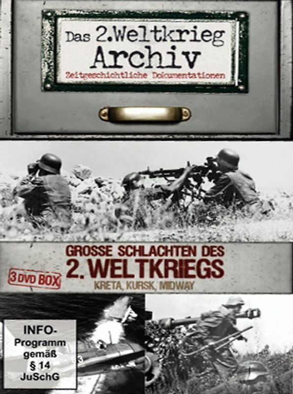 Grosse Schlachten des 2. Weltkriegs Box - Das 2. Weltkrieg Archiv DVD
