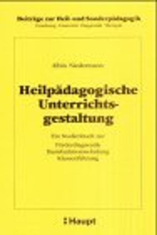 Heilpägagogische Unterrichtsgestaltung
