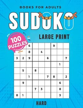 Suduko Books for Adults: 100 Large Print Hard Puzzles (Soduko for Adults)