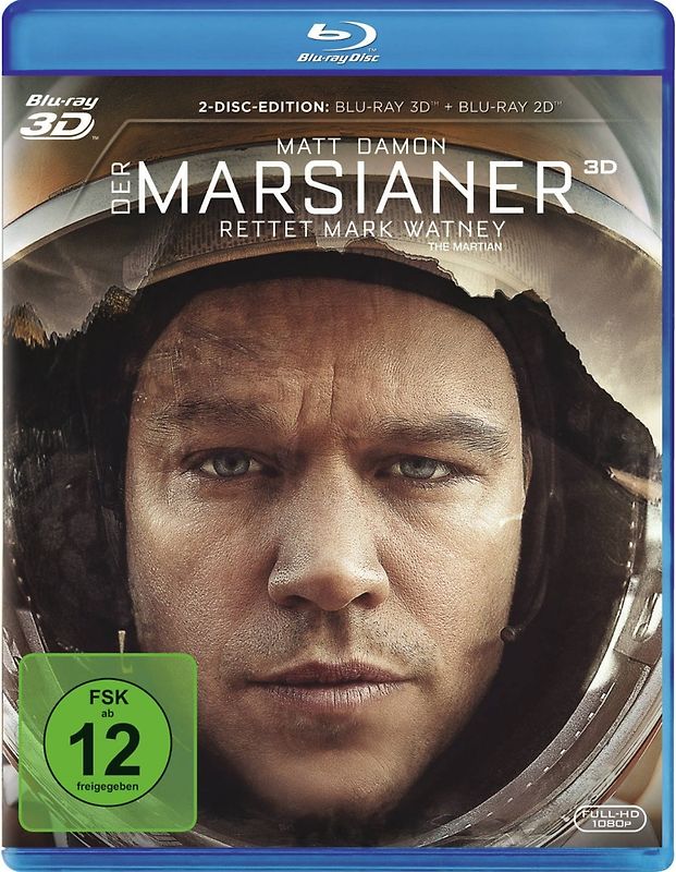 Der Marsianer - Rettet Mark Watney 3D [inkl. 2D Version, 2 Discs] 3D Blu-ray Disc
