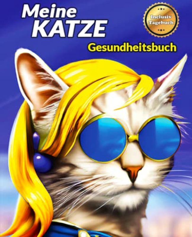❣️ Meine Katze ❣️ ▶❁Gesundheitsbuch❁◀: Das trendige Katzengesundheitsbuch | Geschenkbuch für Katzenliebhaber I Die perfekte Gesundheitsdokumentation I ... und alles rund um das Wohl ihrer Katze