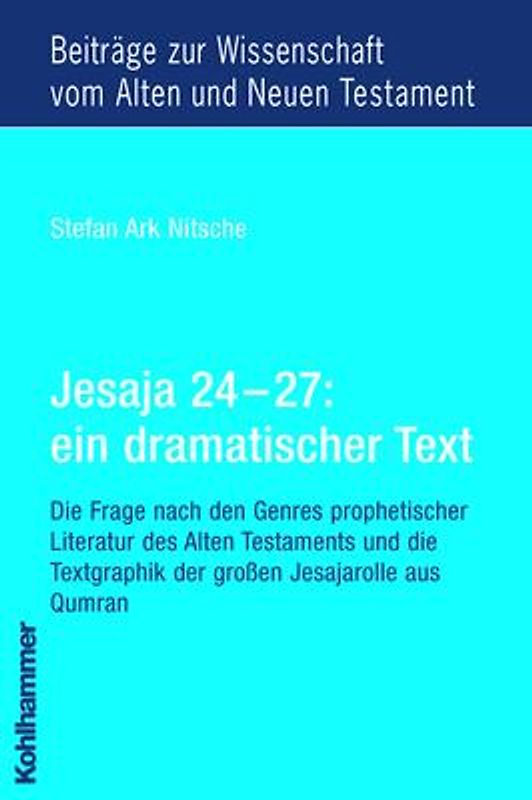 Jesaja 24 - 27: ein dramatischer Text