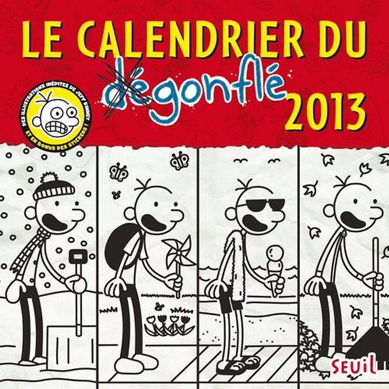 Calendrier journal d'un dégonflé 2013 - Kinney, Jeff