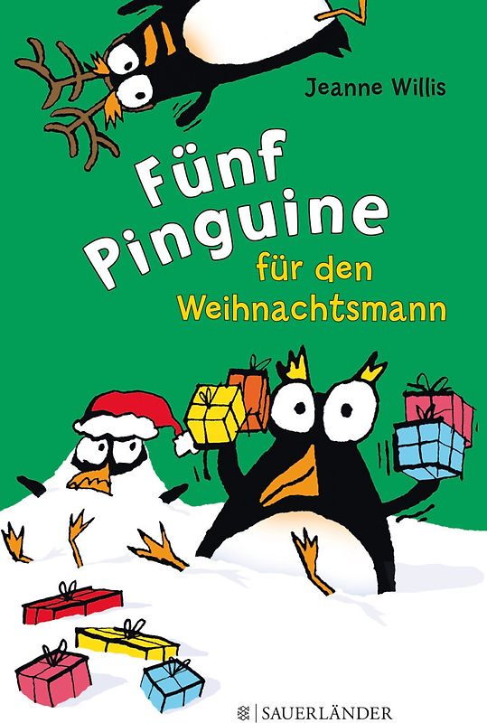 Fünf Pinguine für den Weihnachtsmann