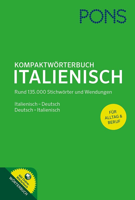 PONS Kompaktwörterbuch Italienisch