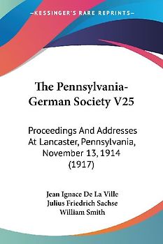 The Pennsylvania-German Society V25