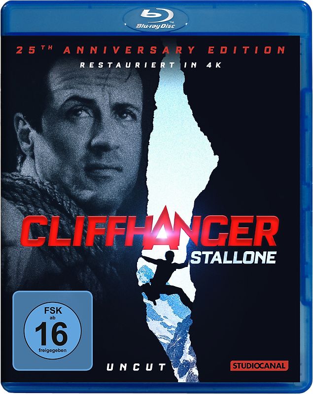 Cliffhanger [25th Anniversary Edition, Uncut] Blu-ray Disc