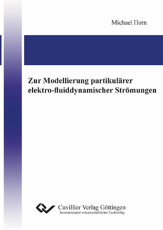 Zur Modellierung partikulärer elektro-fluiddynamischer Strömungen