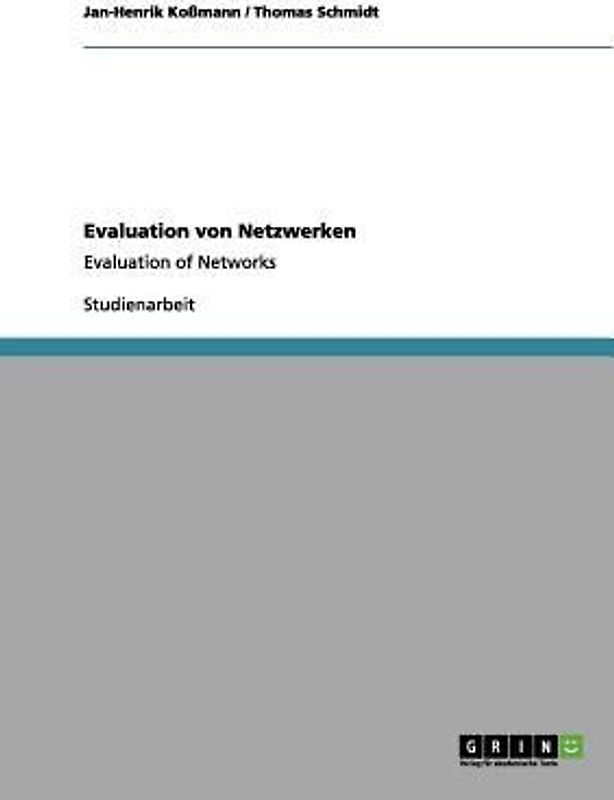 Evaluation von Netzwerken