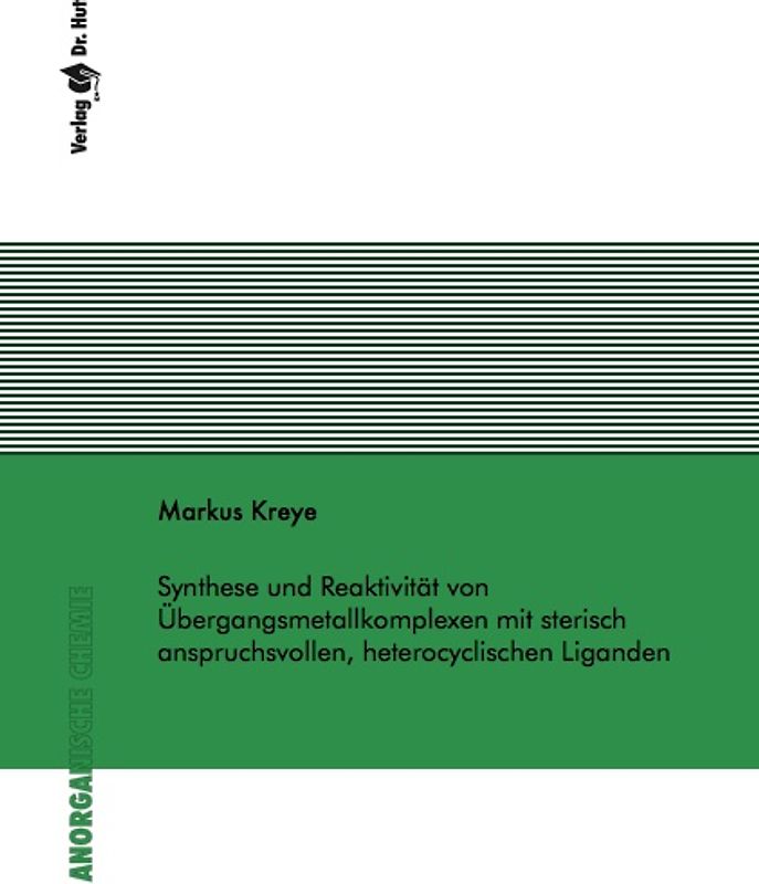 Synthese und Reaktivität von Übergangsmetallkomplexen mit sterisch anspruchsvollen, heterocyclischen Liganden