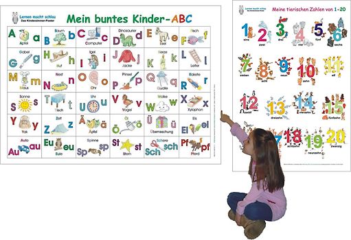 Mein buntes Kinder-ABC + Meine tierischen Zahlen von 1-20