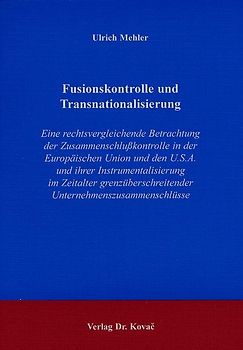 Fusionskontrolle und Transnationalisierung