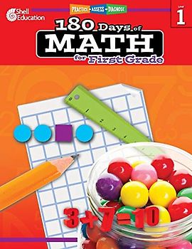 180 Days of Math for First Grade: Practice, Assess, Diagnose (180 Days of Practice)