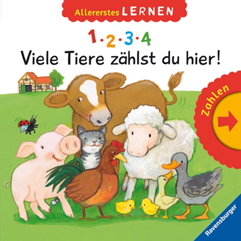 1, 2, 3, 4 - Viele Tiere zählst du hier!