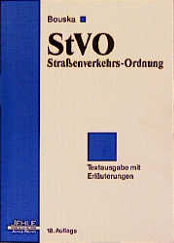 StVO Strassenverkehrs-Ordnung
