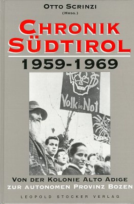 Chronik Südtirol 1959-1969