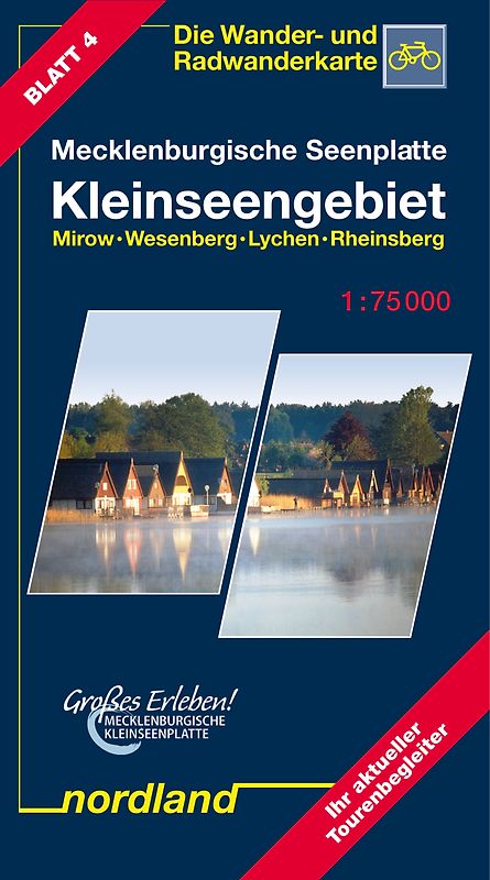 Mecklenburgische Seenplatte Blatt 4 - Kleinseengebiet