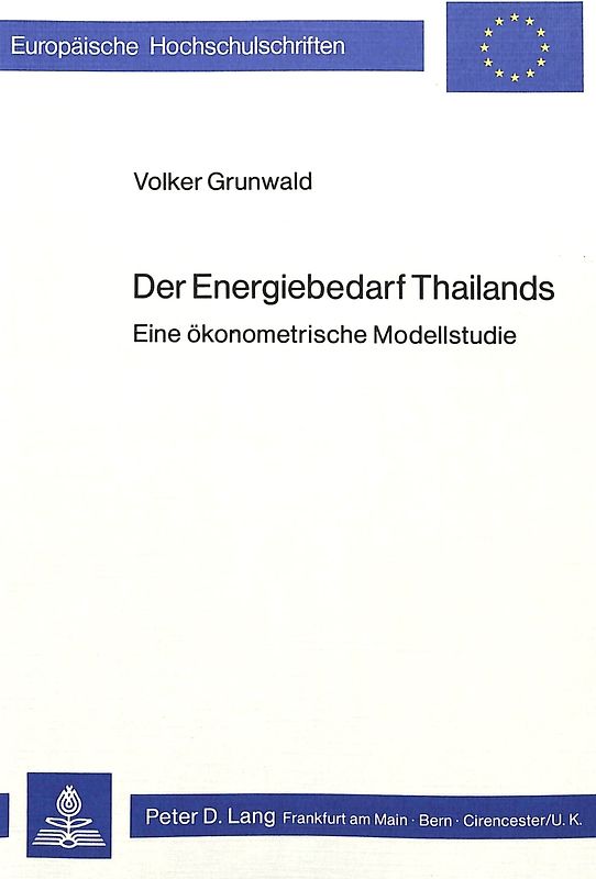 Der Energiebedarf Thailands
