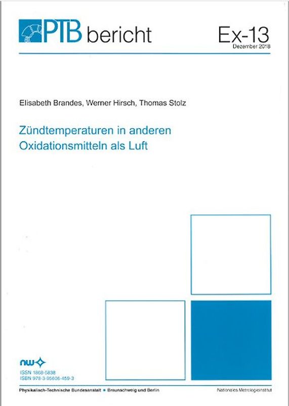 Zündtemperaturen in anderen Oxidationsmitteln als Luft