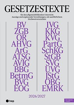 Gesetzestexte 2026/2027 (Print inkl. digitaler Ausgabe, Neuauflage 2026)