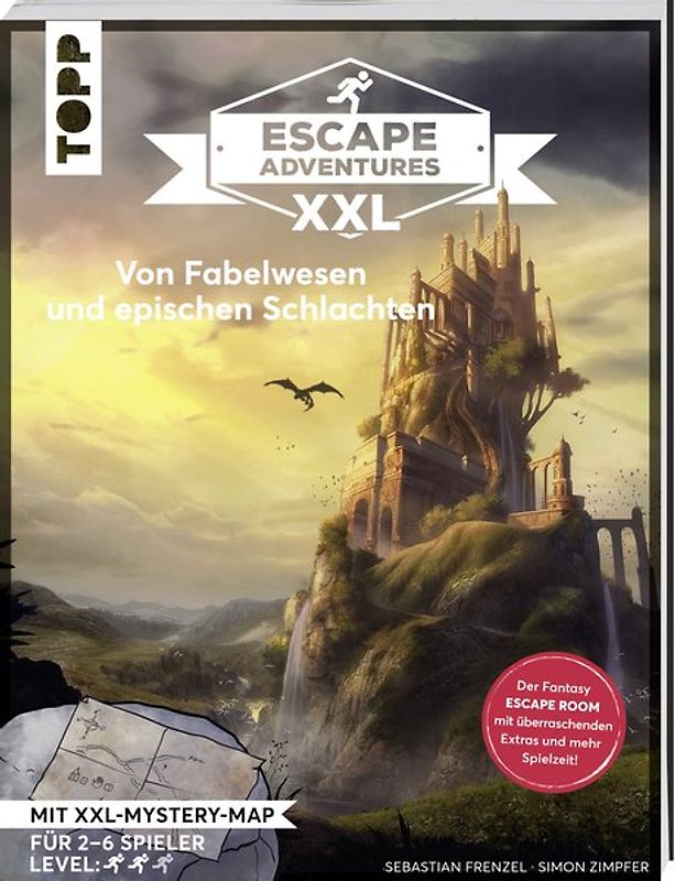 Escape Adventures XXL – Von Fabelwesen und epischen Schlachten. Das Escape-Room-Spiel im Buchformat.