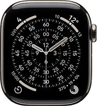 Apple Watch Series 11 42 mm Boîtier titane naturel [Wi-Fi + Cellulaire]