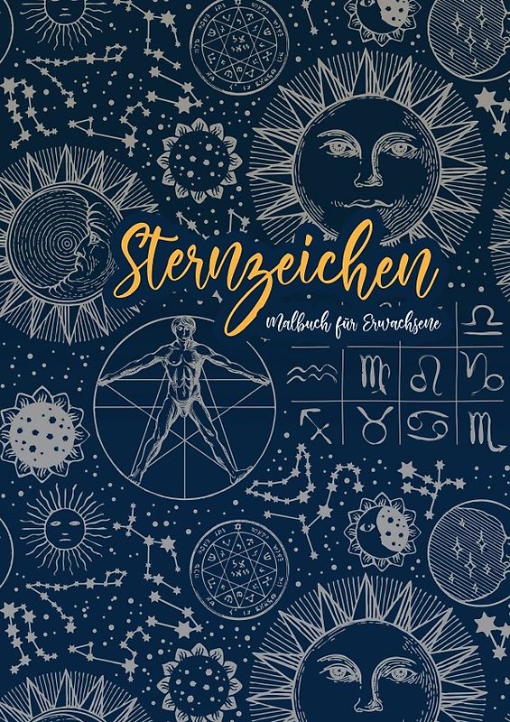 Sternzeichen Malbuch für Erwachsene