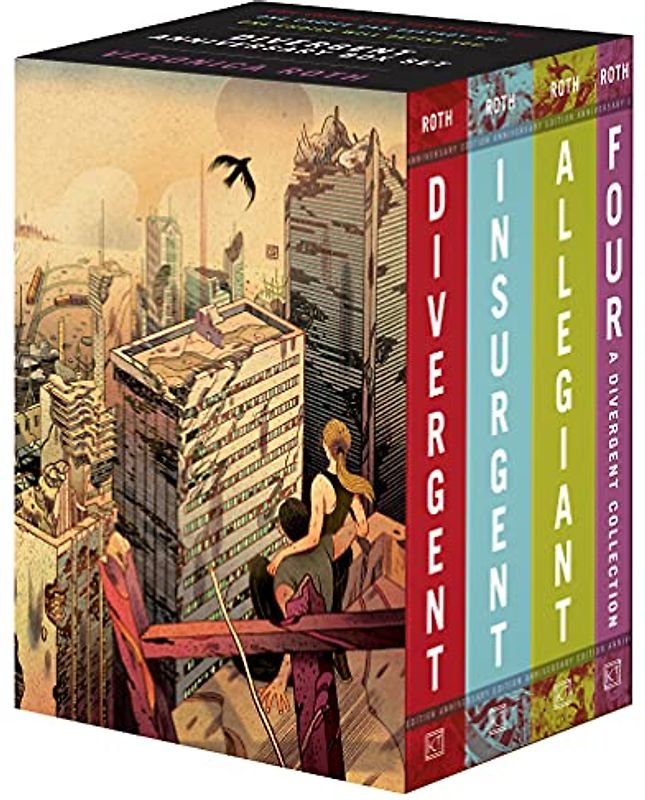 Divergent Anniversary 4-Book Box Set: Divergent, Insurgent, Allegiant, Four (Divergent Series)