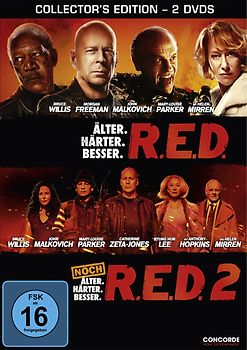 R.E.D. - Älter. Härter. Besser. / R.E.D. 2 - Noch älter. Härter. Besser. [2 DVDs, Collector's Edition] DVD