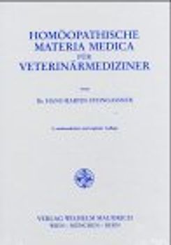 Homöopathische Materia Medica für Veterinärmediziner