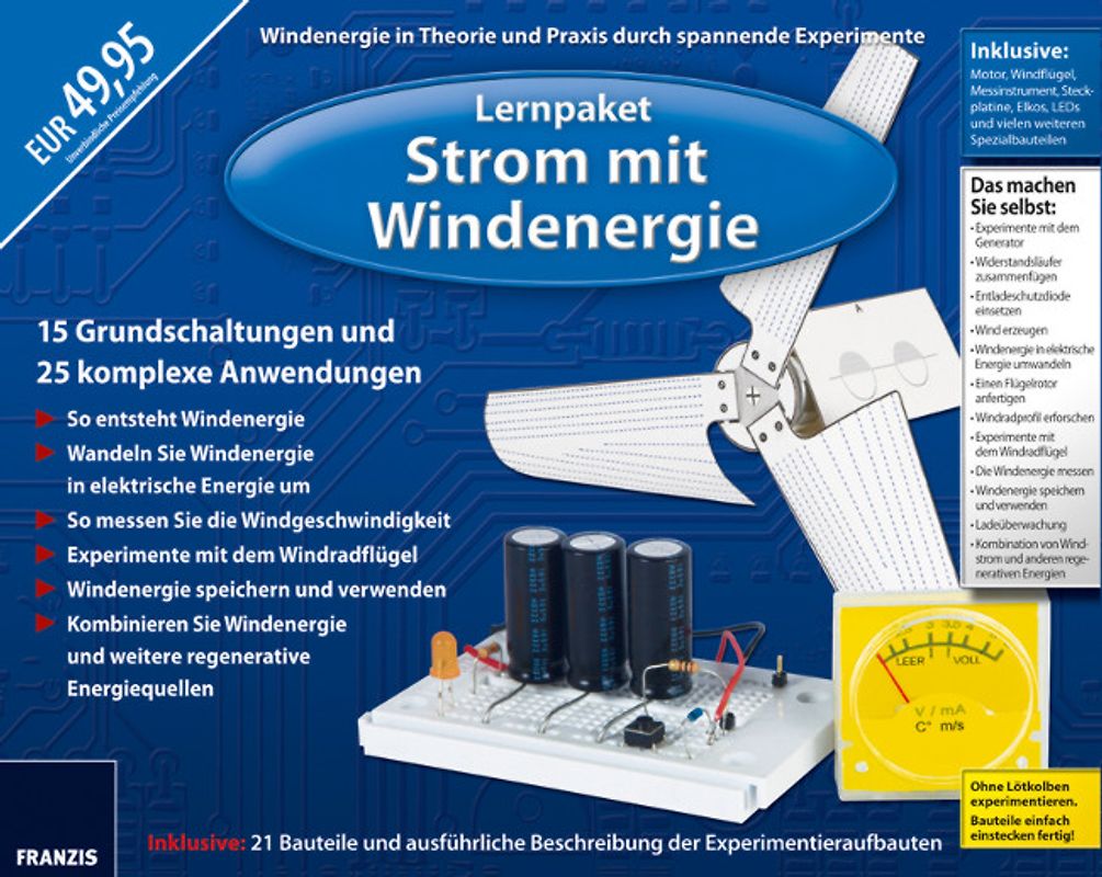 Lernpaket Strom mit Windenergie