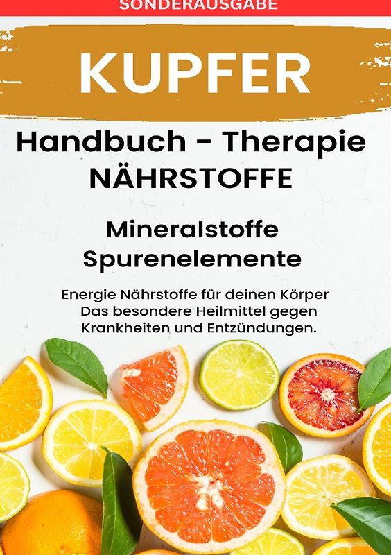KUPFER- NÄHRSTOFFE BOOST Handbuch - Mineralstoffe und Spurenelemente: Fühle dich Gesund &amp; Sexy - Erfolgreich Gesund und Stark - SONDERAUSGABE mit 3 REZEPTEN