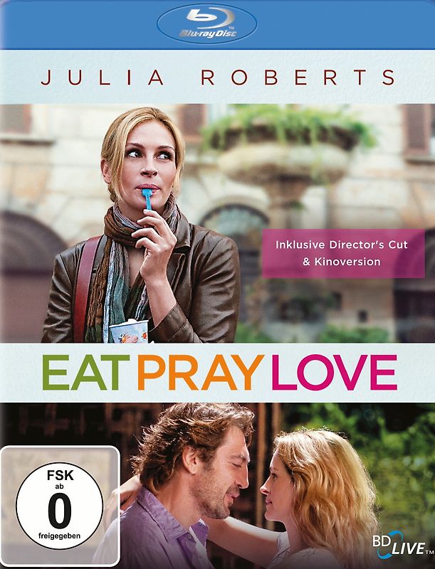Eat, Pray, Love (Director's Cut) Blu-ray Disc