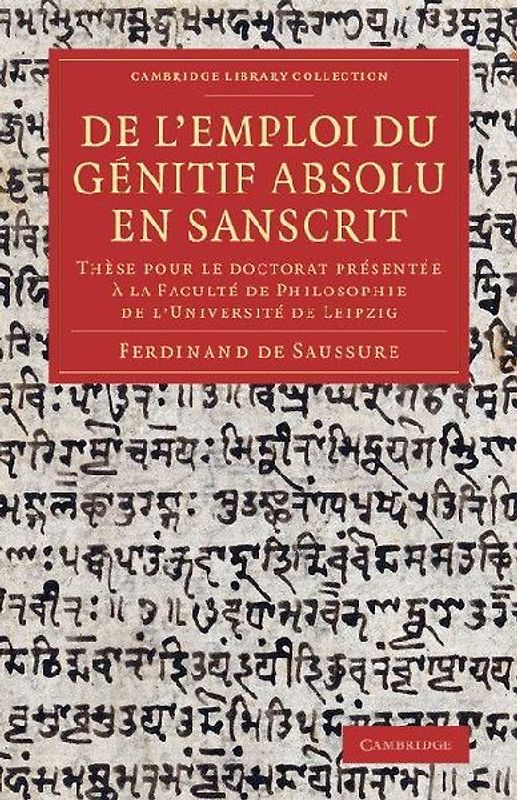 De l'emploi du génitif absolu en Sanscrit