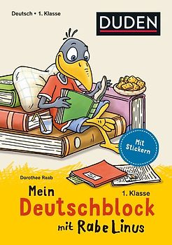 Mein Deutschblock mit Rabe Linus - 1. Klasse