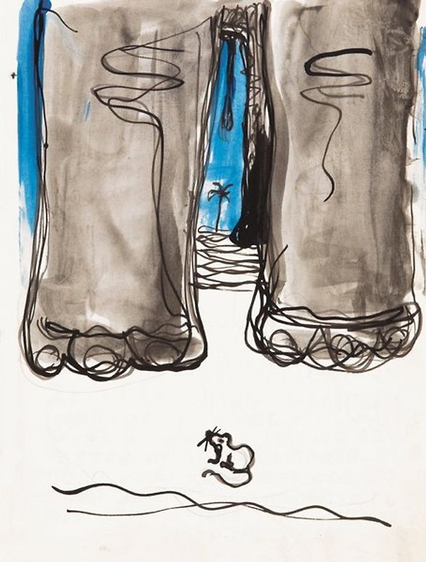 Troels Jorn's Book about the Hungry Lion, the Happy Elephant, the Little Mouse and Jens Pissant