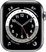 Apple Watch Series 6 40 mm Edelstahlgehäuse silber [Wi-Fi + Cellular]