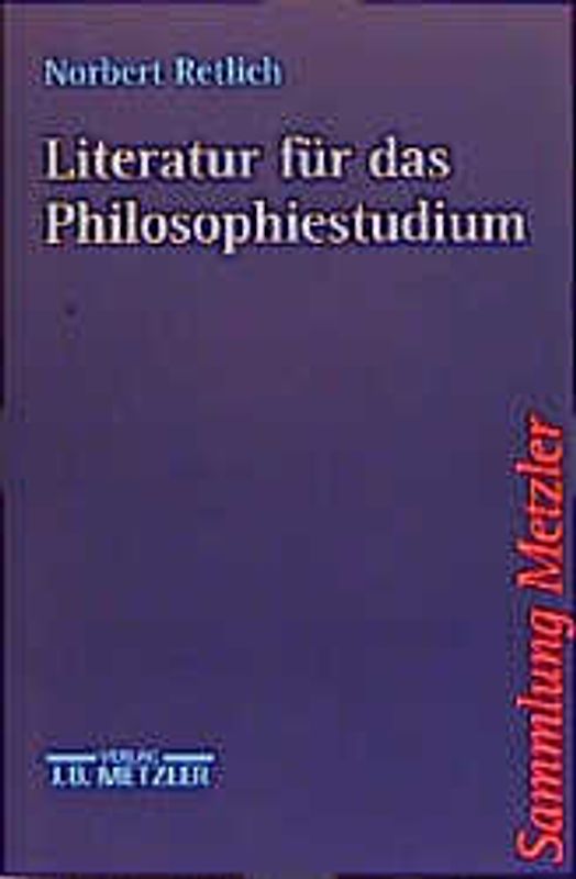 Literatur für das Philosophiestudium