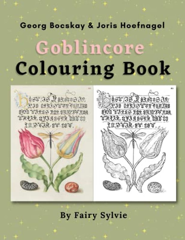Georg Bocskay & Joris Hoefnagel Goblincore Colouring Book for Adults