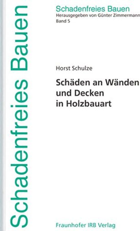Schäden an Wänden und Decken in Holzbauart.