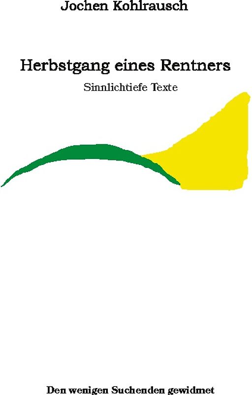 Herbstgang eines Rentners