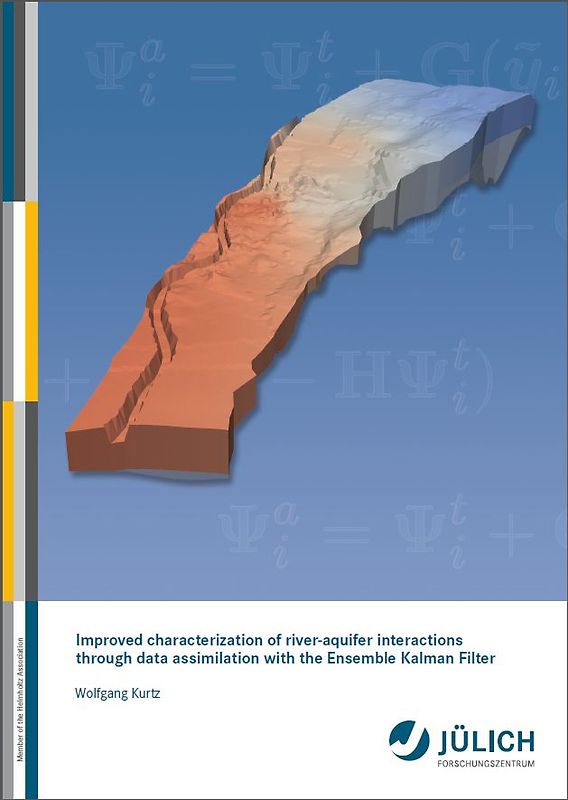Improved characterization of river-aquifer interactions through data assimilation with the Ensemble Kalman Filter
