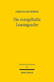 Die mangelhafte Leasingsache