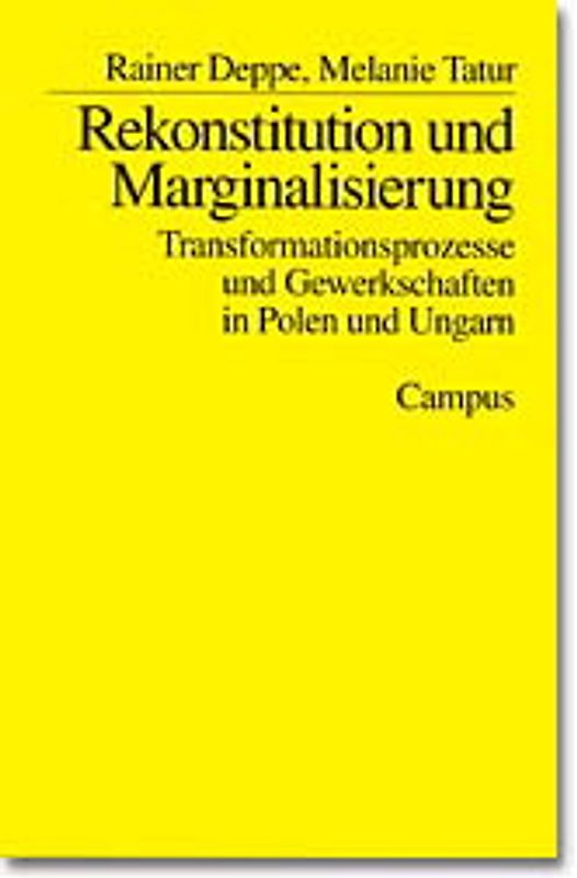 Rekonstitution und Marginalisierung