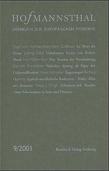 Hofmannsthal-Jahrbuch. Jahrbuch zur europäischen Moderne