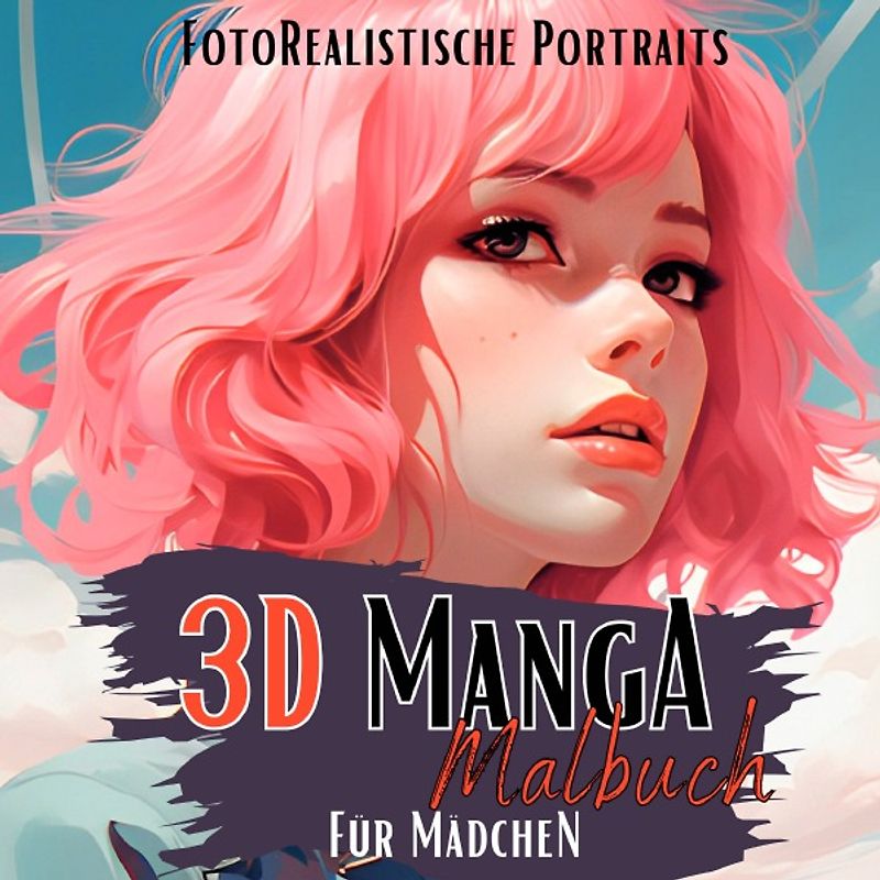 Manga Nation / Manga Malbuch für Mädchen